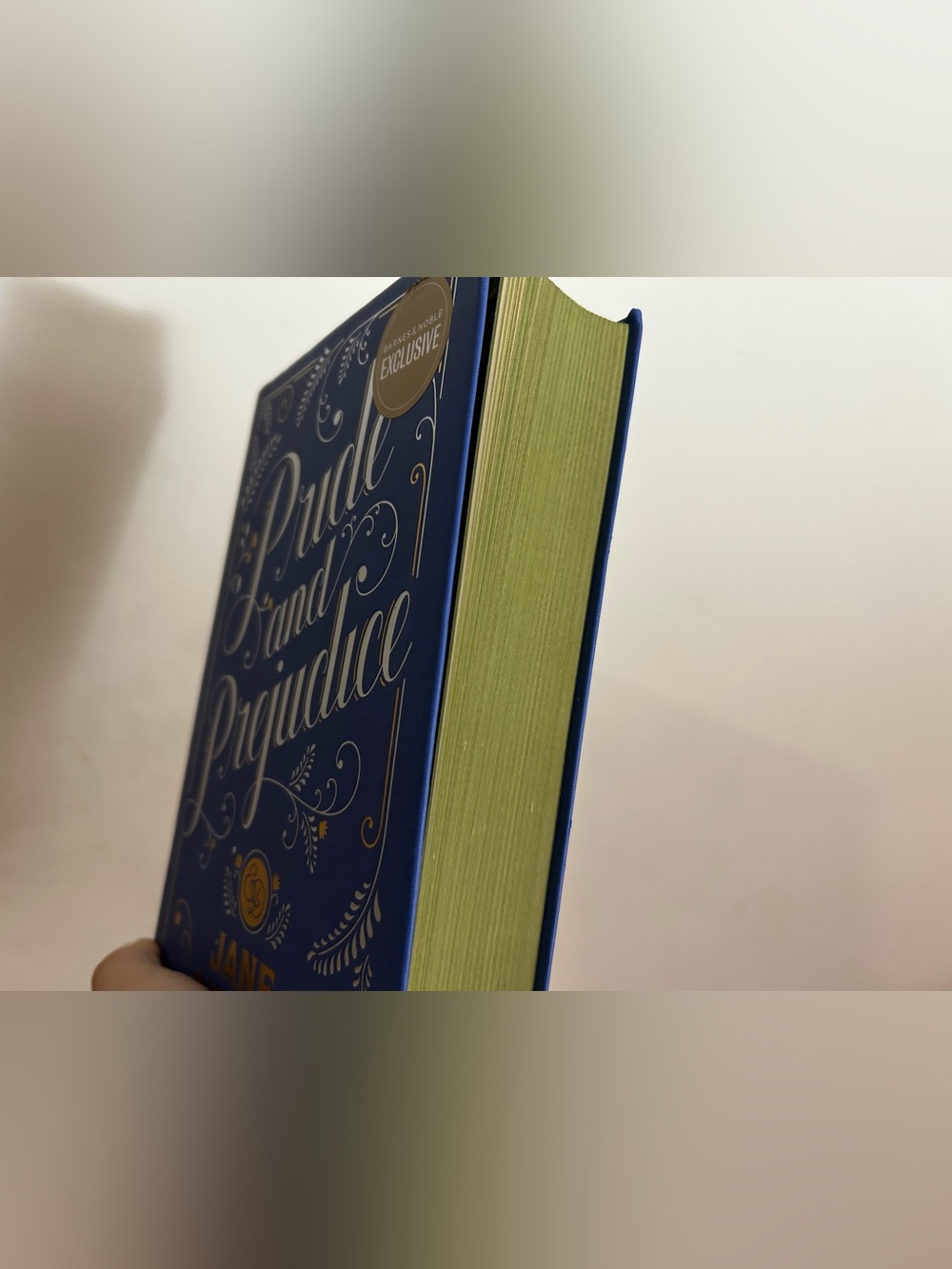 Pride and Prejudice Hardcover by Jane Austen - Blue and Gold - Picture 2 of 3